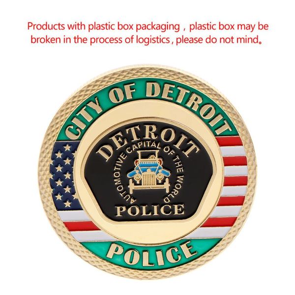 commemorative coin detroit police america usa cops collection collectible souvenir plated alloy coins crafts art silver gold
commemorative coin detroit police america usa cops collection collectible souvenir plated alloy coins crafts art silver gold