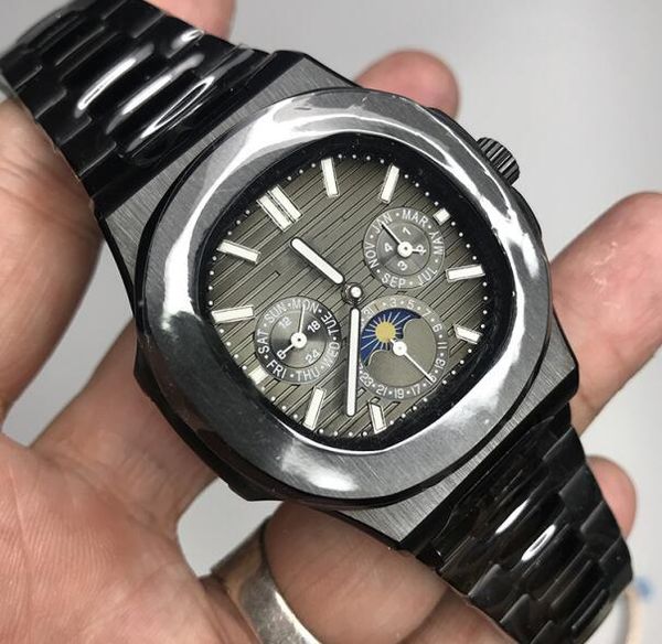 casual mens watch automatic glide smooth second hand black dial 315l stainless steel all sub dials works luminous wristwatches, Slivery;brown
casual mens watch automatic glide smooth second hand black dial 315l stainless steel all sub dials works luminous wristwatches, Slivery;brown
