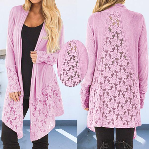 new autumn korean style women's sweater long-sleeve female fashion long section knitwear hollow lace cardigan coat, Tan;black
new autumn korean style women's sweater long-sleeve female fashion long section knitwear hollow lace cardigan coat, Tan;black