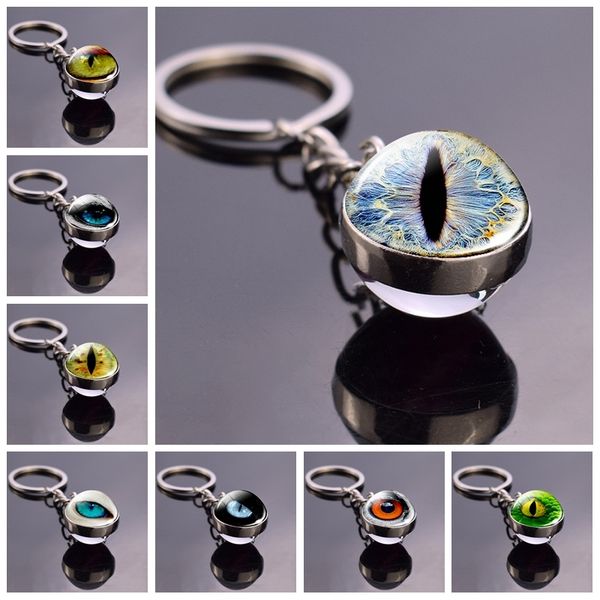 animal eyes p glass ball keychain eye jewelry art charm dragon eyes evil eye pendant key chain gifts for women and men, Silver
animal eyes p glass ball keychain eye jewelry art charm dragon eyes evil eye pendant key chain gifts for women and men, Silver