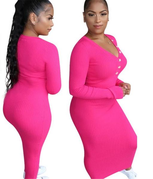 autumn womens designer dresses fashion solid color long sleeve v neck bodycon dresses fashion womens dresses, Black;gray
autumn womens designer dresses fashion solid color long sleeve v neck bodycon dresses fashion womens dresses, Black;gray
