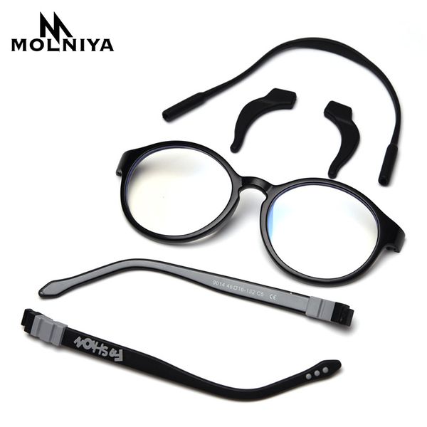 optical eyeglasses ultra-light round bendable children glasses frame silicone safe flexible anti-blue light spectacles, White;black
optical eyeglasses ultra-light round bendable children glasses frame silicone safe flexible anti-blue light spectacles, White;black