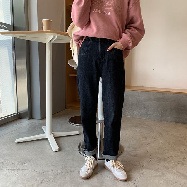 dark blue slit torn high waist jeans women 2019 winter korean casual straight pants women
dark blue slit torn high waist jeans women 2019 winter korean casual straight pants women
