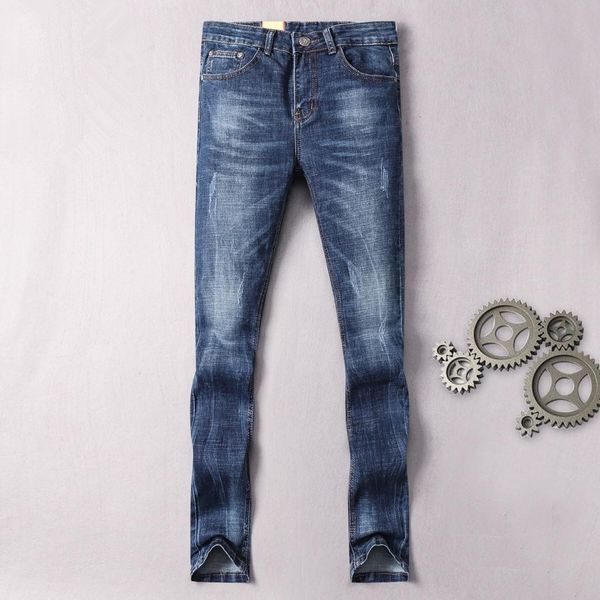 19ss" summer french solid classic style luxury slim fit motorcycle biker denim men's fashion designer straight jeans sz 29-40, Blue
19ss" summer french solid classic style luxury slim fit motorcycle biker denim men's fashion designer straight jeans sz 29-40, Blue