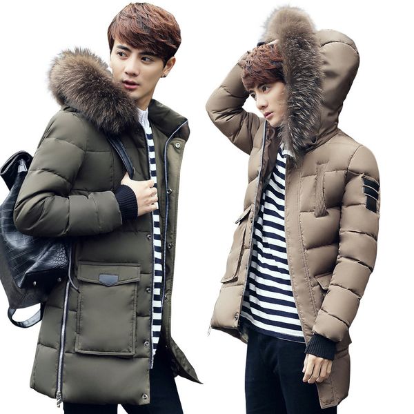 2019 new long winter jacket men down cotton parka men clothes white duck men's wear loose coat warm jacket manteau homme hiver, Tan;black
2019 new long winter jacket men down cotton parka men clothes white duck men's wear loose coat warm jacket manteau homme hiver, Tan;black