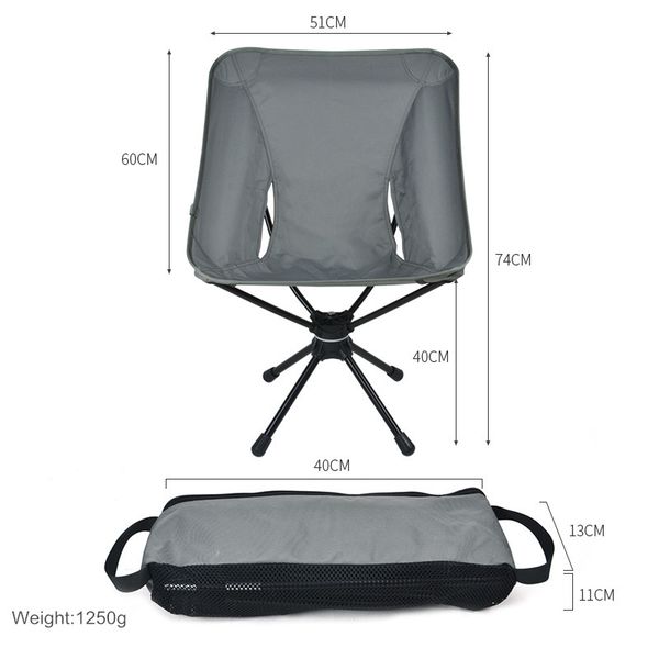 camp furniture 360 rotating outdoor portable folding camping chair compact swivel seat for fishing bbq hunting hiking beach backpacking tool
camp furniture 360 rotating outdoor portable folding camping chair compact swivel seat for fishing bbq hunting hiking beach backpacking tool