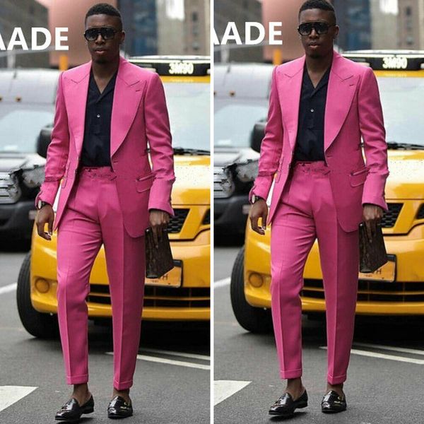 pink mens tuxedos groom wedding suits slim fit one button peaked lapel plus size prom party blazer suit(jacket+pants), Black;gray
pink mens tuxedos groom wedding suits slim fit one button peaked lapel plus size prom party blazer suit(jacket+pants), Black;gray