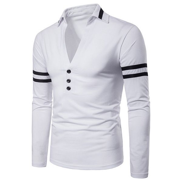 mens knitted sweaters turndown collar long sleeve striped pullover adisputent solid deep v neck button casual sweater white, White;black
mens knitted sweaters turndown collar long sleeve striped pullover adisputent solid deep v neck button casual sweater white, White;black
