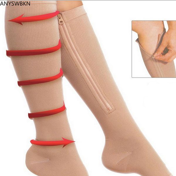 sports compression stockings compression zipper socks socks christmas nylon knee, Black;white
sports compression stockings compression zipper socks socks christmas nylon knee, Black;white