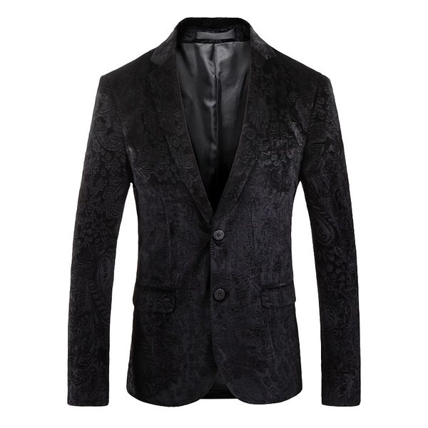 men's jackets men's fashion print jacket new business formal suit ball party dress, White;black
men's jackets men's fashion print jacket new business formal suit ball party dress, White;black
