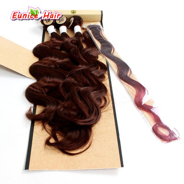 brazilian naturl wave hair 4 bundles synthetic body wave hair ombre color blue pink with closure rainbow hairpiece, Black
brazilian naturl wave hair 4 bundles synthetic body wave hair ombre color blue pink with closure rainbow hairpiece, Black