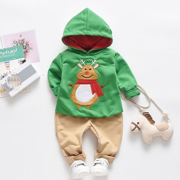 2 pcs spring autumn casual baby cartoon embroideried long sleeve hoodie and trousers kid christmas celebrationoutfit set, White
2 pcs spring autumn casual baby cartoon embroideried long sleeve hoodie and trousers kid christmas celebrationoutfit set, White