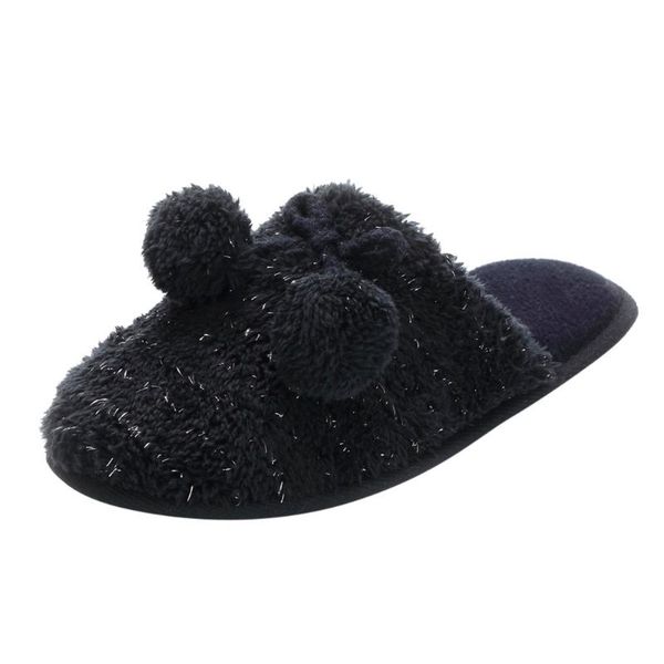 2020 warm shoes woman slip oncute pom pom warm navy soft slippers indoors floor bedroom shoes zapatos de mujer dropshipping, Black
2020 warm shoes woman slip oncute pom pom warm navy soft slippers indoors floor bedroom shoes zapatos de mujer dropshipping, Black