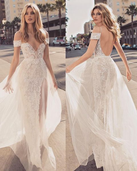 2019 berta beach bohemian v-neck wedding dress appliqued lace a-line boho wedding dress blackless bridal gowns vestido de novia, White
2019 berta beach bohemian v-neck wedding dress appliqued lace a-line boho wedding dress blackless bridal gowns vestido de novia, White