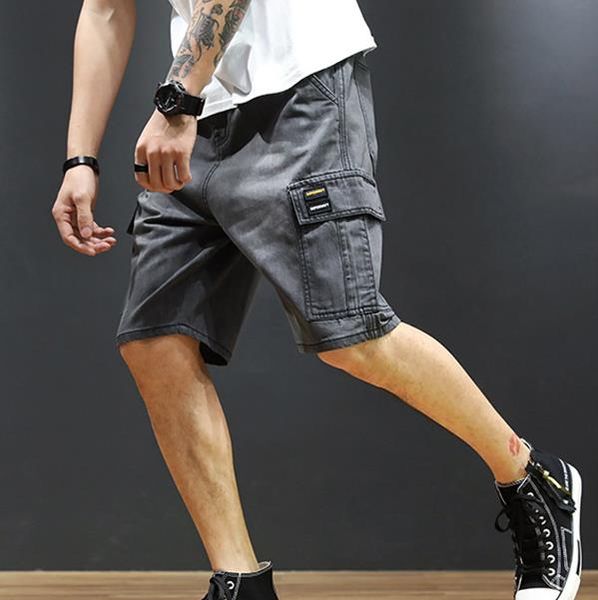 2019 new summer large size tooling shorts mens casual tide multi pocket pants loose mens shorts, White;black
2019 new summer large size tooling shorts mens casual tide multi pocket pants loose mens shorts, White;black