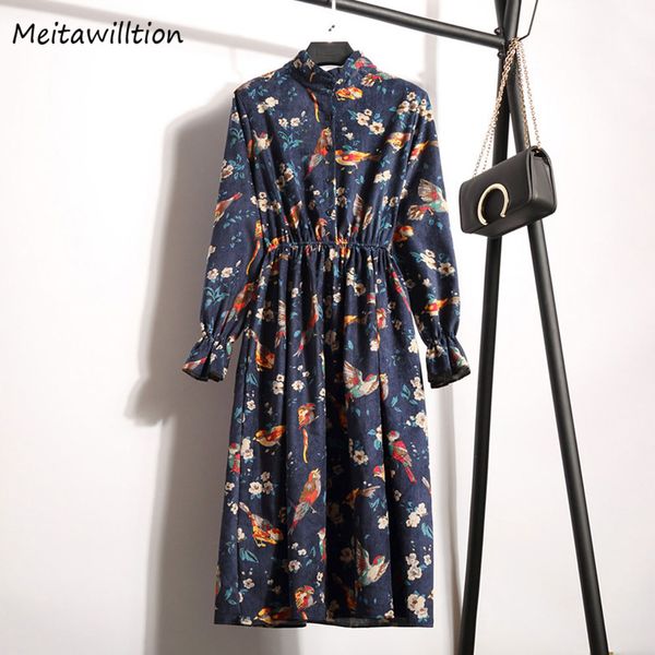 2018 autumn winter retro warm women dress black white dot printed midi dress flare sleeve boho dresses for new year, Black;gray
2018 autumn winter retro warm women dress black white dot printed midi dress flare sleeve boho dresses for new year, Black;gray