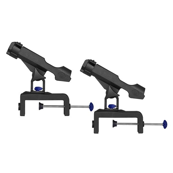 2pcs fishing rod holder universal fit kit (clamp on 1-3/4 inch) for kayak, boat, 360 degree adjustment
2pcs fishing rod holder universal fit kit (clamp on 1-3/4 inch) for kayak, boat, 360 degree adjustment