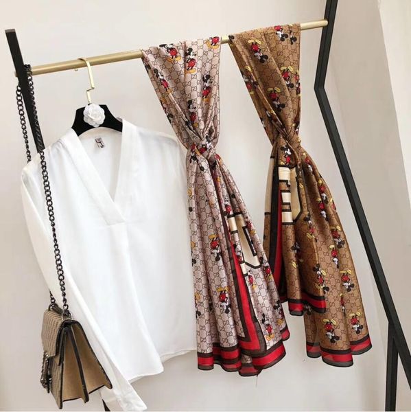 2020 fashion autumn and winter brand silk scarves timeless classic long shawl fashion women's soft silk designer scarves, Blue;gray
2020 fashion autumn and winter brand silk scarves timeless classic long shawl fashion women's soft silk designer scarves, Blue;gray