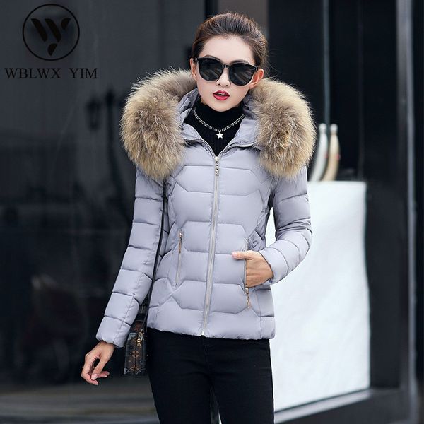 2019 winter jacket women hooded coat fashion slim short cotton padded coat fur collar parka for women casual thick warm overcoat, Black
2019 winter jacket women hooded coat fashion slim short cotton padded coat fur collar parka for women casual thick warm overcoat, Black