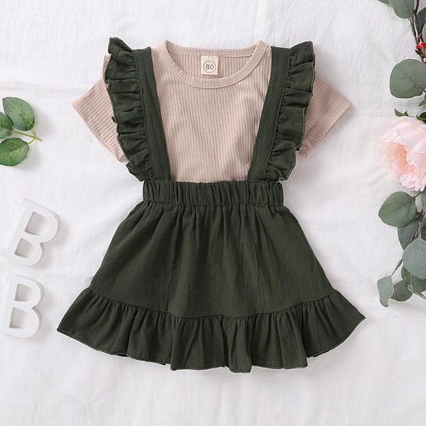 girl clothes suit princess baby girls clothes outfits fall winter t-shirt+solid color strap dress set toddler girl roupa, White
girl clothes suit princess baby girls clothes outfits fall winter t-shirt+solid color strap dress set toddler girl roupa, White