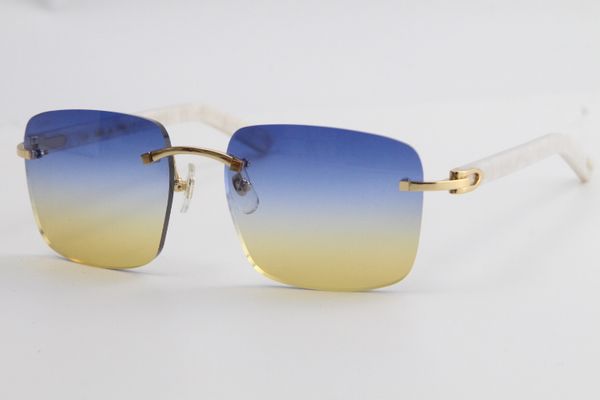 wholesale new rimless marble white plank sunglasses new good quality fashion metal vintage glasses frame gold silver brown, White;black
wholesale new rimless marble white plank sunglasses new good quality fashion metal vintage glasses frame gold silver brown, White;black