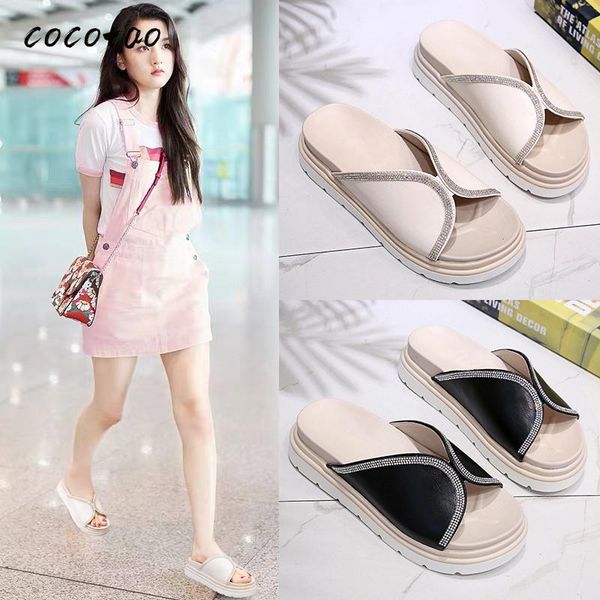 wild muffin thick bottom sandals and slippers female 2020 summer new korean version of the open-toed flip flops leisure vacation, Black
wild muffin thick bottom sandals and slippers female 2020 summer new korean version of the open-toed flip flops leisure vacation, Black