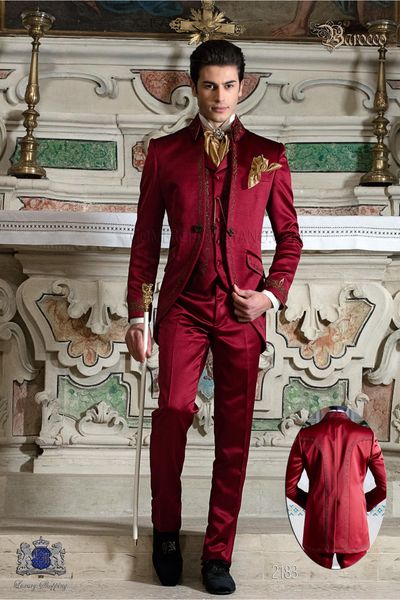 embroidery groom tuxedos mandarin lapel groomsmen mens wedding dress man jacket blazer prom dinner 3 piece suit(jacket+pants+tie+vest) a27, Black;gray
embroidery groom tuxedos mandarin lapel groomsmen mens wedding dress man jacket blazer prom dinner 3 piece suit(jacket+pants+tie+vest) a27, Black;gray