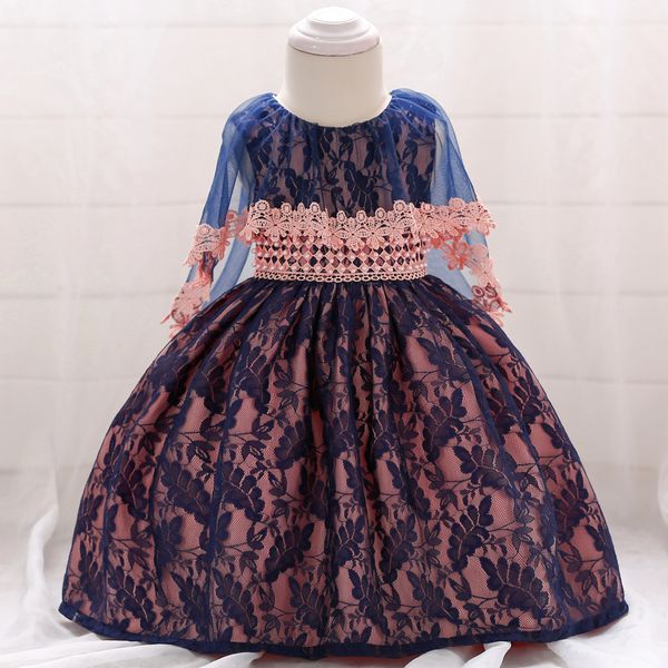 european and american style lace flower girls dresses birthday wedding little girl dress princess toddler dresses, White;blue
european and american style lace flower girls dresses birthday wedding little girl dress princess toddler dresses, White;blue