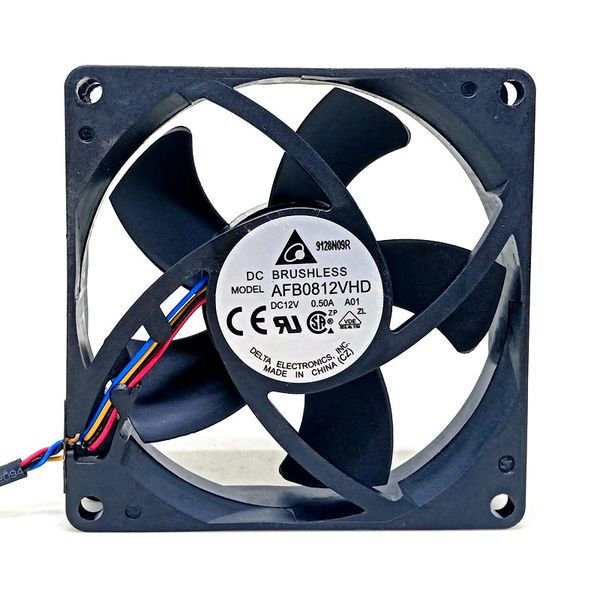 оѬигинал дл delta afb0812vhd 8mm 80x80x20mm dc12v 0.50a 4lines pwm пѬоекоѬ венилоѬ олаждени