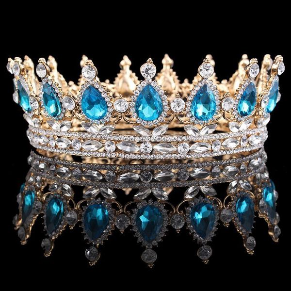 gold/silver queen king bridal tiaras and crowns baroque bride headpiece women hair ornaments wedding hair jewelry accessories, Golden;white
gold/silver queen king bridal tiaras and crowns baroque bride headpiece women hair ornaments wedding hair jewelry accessories, Golden;white
