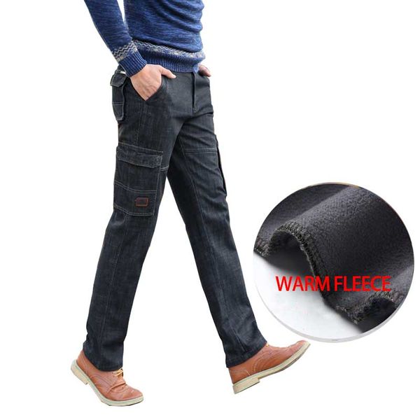 autumn winter fleece jeans cargo pants with multi pocket men casual denim pants cotton warm velvet trousers male joggers, Blue
autumn winter fleece jeans cargo pants with multi pocket men casual denim pants cotton warm velvet trousers male joggers, Blue