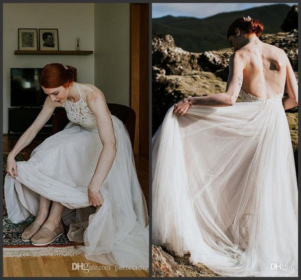 пляжные свадебные платья 2019 vestido de noiva полная длина холтер шея кружевной топ тюль юбка простые выполненные на заказ спинки boho свад, White
пляжные свадебные платья 2019 vestido de noiva полная длина холтер шея кружевной топ тюль юбка простые выполненные на заказ спинки boho свад, White