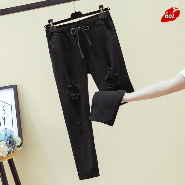 destroyed ripped jeans 2018 new fashion autumn hole high waist women trousers casual pencil pants plus size o8r2, Blue
destroyed ripped jeans 2018 new fashion autumn hole high waist women trousers casual pencil pants plus size o8r2, Blue