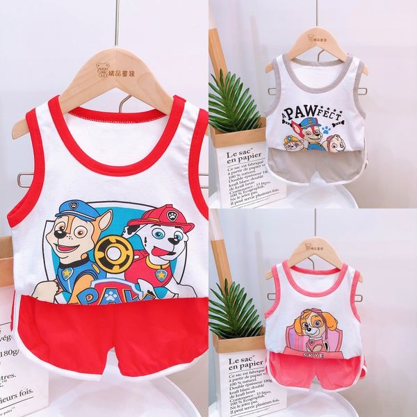 59220 cartoon suit for children and children summer two-piece suit sweat-absorbing breathable vest vest and elastic
59220 cartoon suit for children and children summer two-piece suit sweat-absorbing breathable vest vest and elastic