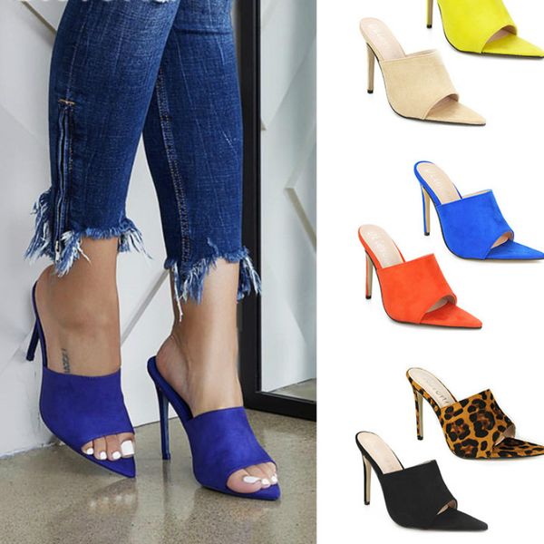 women pumps slip on high heels pointed toe wedding party shoes thin heels slippers outdoor shoes, Black
women pumps slip on high heels pointed toe wedding party shoes thin heels slippers outdoor shoes, Black