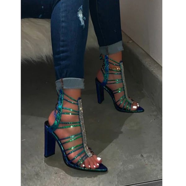 2020 summer high heel thick heel women's shoes fashion rhinestone handmade comfortable sandals plus size 34-43, Black
2020 summer high heel thick heel women's shoes fashion rhinestone handmade comfortable sandals plus size 34-43, Black
