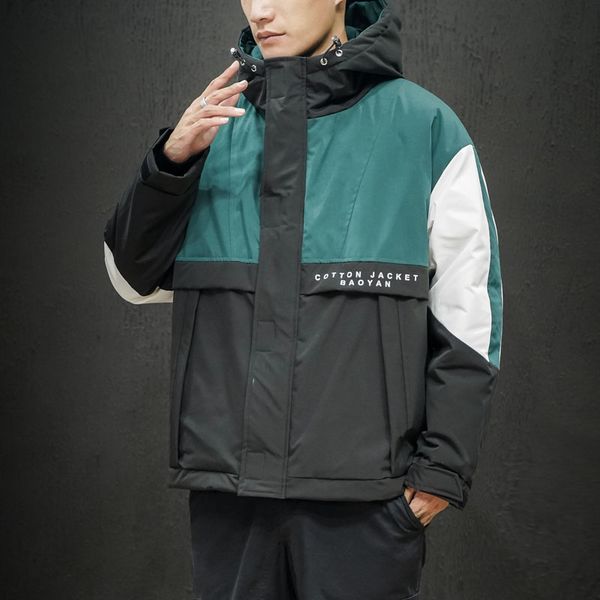 trendy patchwork man hooded coat large sizes winter male coat keep warm m-5xl yellow green men's coats winter, Black
trendy patchwork man hooded coat large sizes winter male coat keep warm m-5xl yellow green men's coats winter, Black