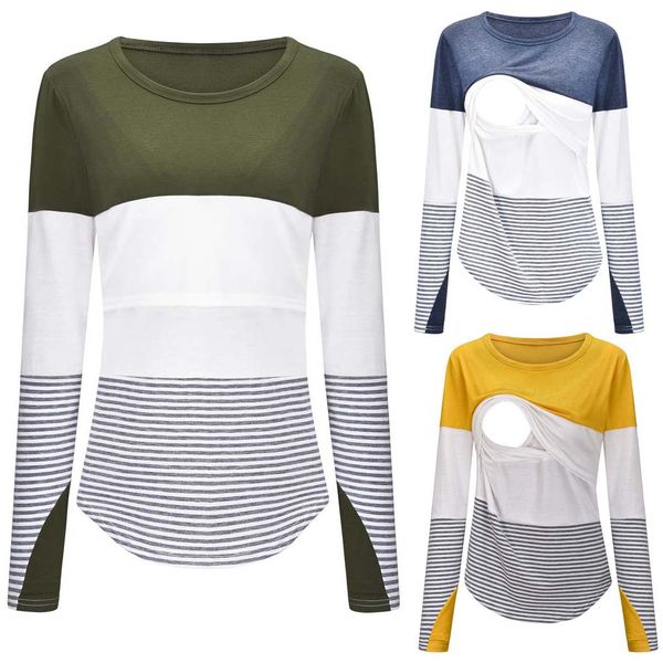 telotuny women's pregnant nursing baby maternity long sleeve t-shirt stripe breastfeeding cotton blouse pregnancy clothes n, White
telotuny women's pregnant nursing baby maternity long sleeve t-shirt stripe breastfeeding cotton blouse pregnancy clothes n, White