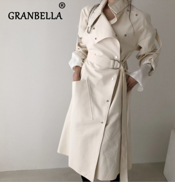 2019 fashion chic turn-down collar elegant windbreaker coat solid color long sleeve women trench coat with belt, Tan;black
2019 fashion chic turn-down collar elegant windbreaker coat solid color long sleeve women trench coat with belt, Tan;black