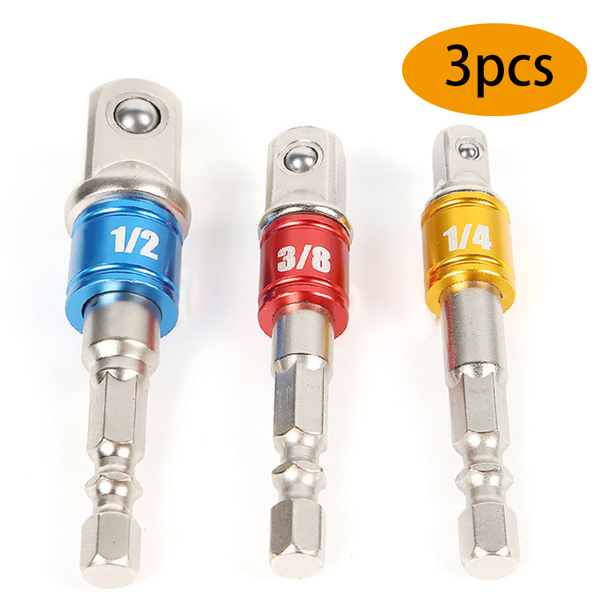 3pcs electric tool socket connecting rod 3 size 1/2 3/8 1/4 6.35mm hexagonal handle tools set
3pcs electric tool socket connecting rod 3 size 1/2 3/8 1/4 6.35mm hexagonal handle tools set