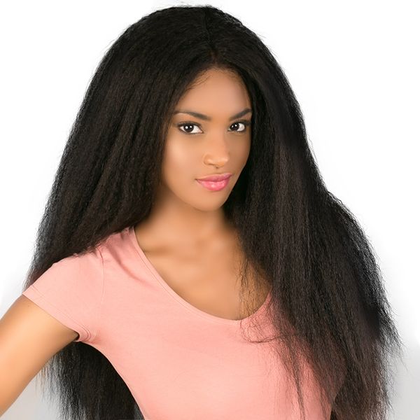 130% density italian yaki full lace human hair wigs for black women kinky straight lace front wigs brazilian remy pre plucked bleached knots, Black;brown
130% density italian yaki full lace human hair wigs for black women kinky straight lace front wigs brazilian remy pre plucked bleached knots, Black;brown
