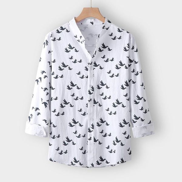bird печать сыпучих длинными рукавами рубашки воротник рубашки печати мужчин летних хлопка льняные рубашки, White;black
bird печать сыпучих длинными рукавами рубашки воротник рубашки печати мужчин летних хлопка льняные рубашки, White;black