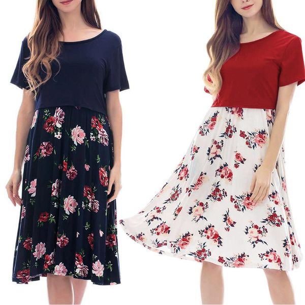women loose pregnant dress maternity summer beach dress nursing solid color breastfeeding summer maternity, White
women loose pregnant dress maternity summer beach dress nursing solid color breastfeeding summer maternity, White