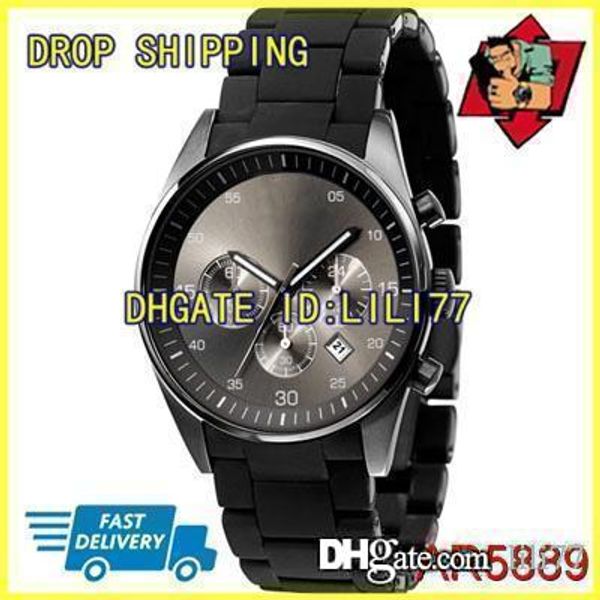 100% original japan movement new silicone chronograph quartz mens watch ar5889 ar5921 ar5922, Slivery;brown
100% original japan movement new silicone chronograph quartz mens watch ar5889 ar5921 ar5922, Slivery;brown