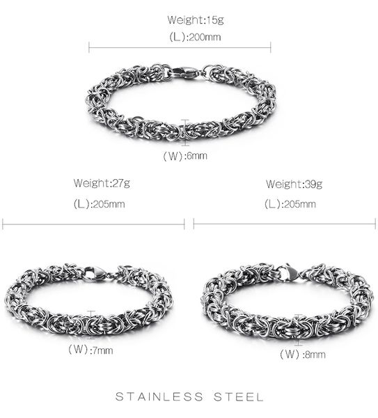 kb126620-z fashion gifts for father handmade interlocking braided titanium steel bracelet men's gifts stainless steel jewelry, Black
kb126620-z fashion gifts for father handmade interlocking braided titanium steel bracelet men's gifts stainless steel jewelry, Black
