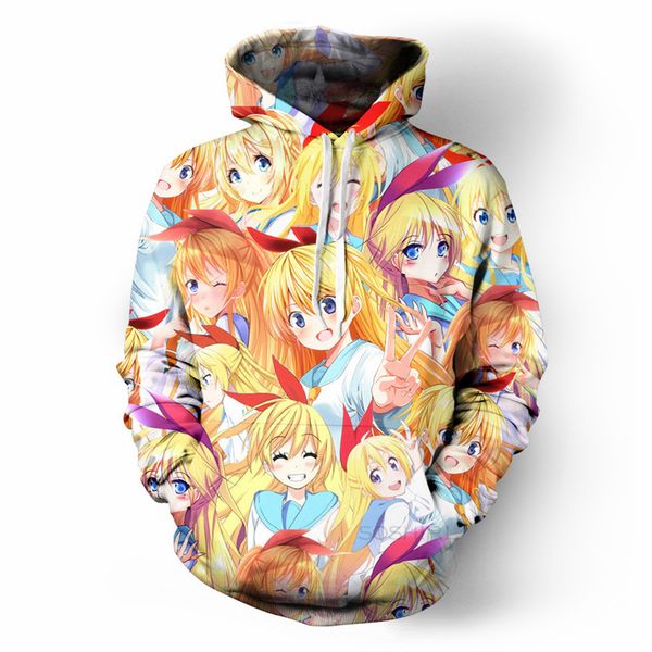 soshirl true love anime hoodies hipster cute kirisaki chitoge hoody orange funny kawaii streetwear winter pullovers, Black
soshirl true love anime hoodies hipster cute kirisaki chitoge hoody orange funny kawaii streetwear winter pullovers, Black