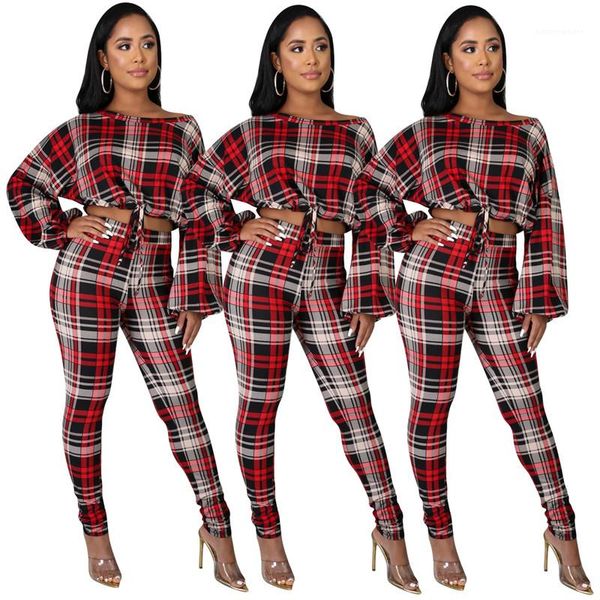 piece pants fashion casual plaid printed high waisted two piece sets casaul womens apparel 19aw womens two, White
piece pants fashion casual plaid printed high waisted two piece sets casaul womens apparel 19aw womens two, White