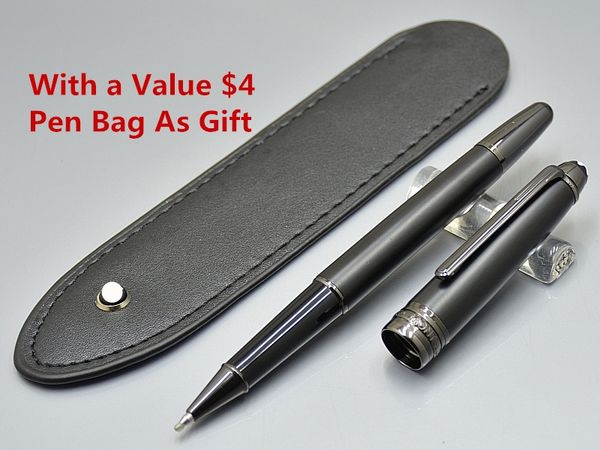 send 1 pencil bag - luxury meisterstceks 163 matte black roller ball pen ballpoint pen writing supplies with mb serial number xy2006108, Blue;orange
send 1 pencil bag - luxury meisterstceks 163 matte black roller ball pen ballpoint pen writing supplies with mb serial number xy2006108, Blue;orange