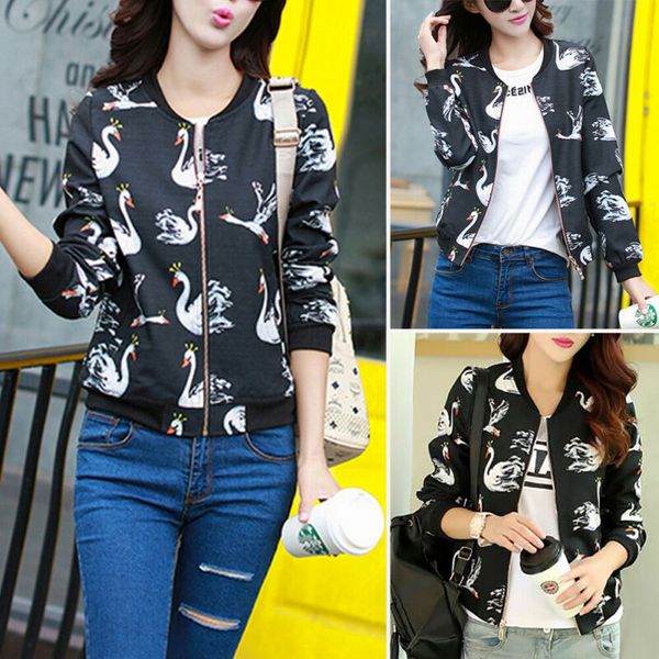 2019 new jackets coat women classic padded bomber jacket vintage zip biker coat stylish outerwear m-2xl, Black;brown
2019 new jackets coat women classic padded bomber jacket vintage zip biker coat stylish outerwear m-2xl, Black;brown