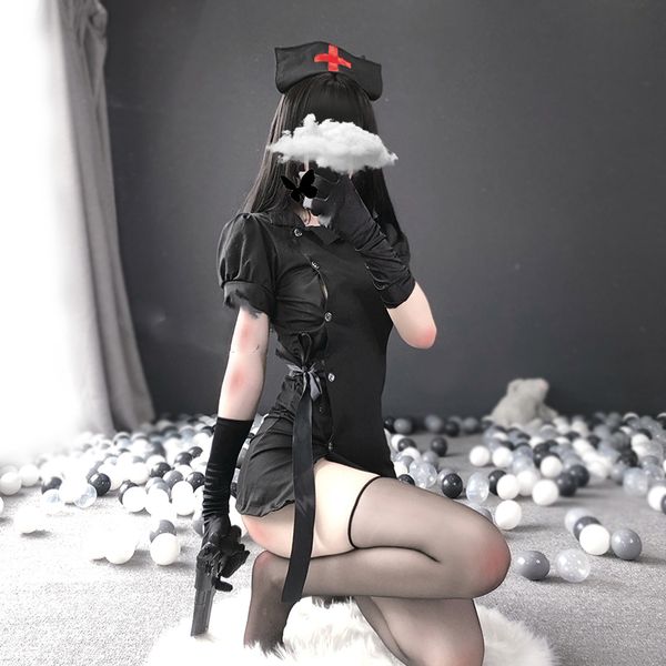 women split skirt home sleepwear cosplay uniform showgirl costumes harajuku punk nurse uniform ultrashort dress underwear, Black;white
women split skirt home sleepwear cosplay uniform showgirl costumes harajuku punk nurse uniform ultrashort dress underwear, Black;white